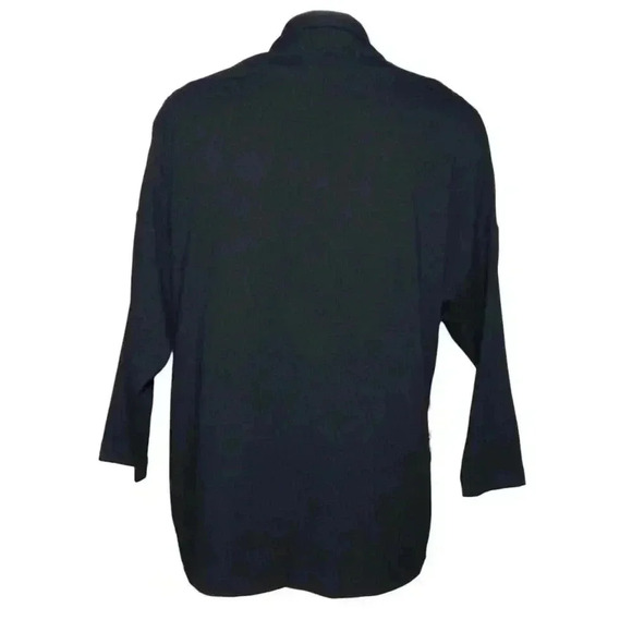 HARARI Oriental Print Open Cardigan Sweater Women's Size XS Colorful Art-to-Wear - Picture 6 of 10